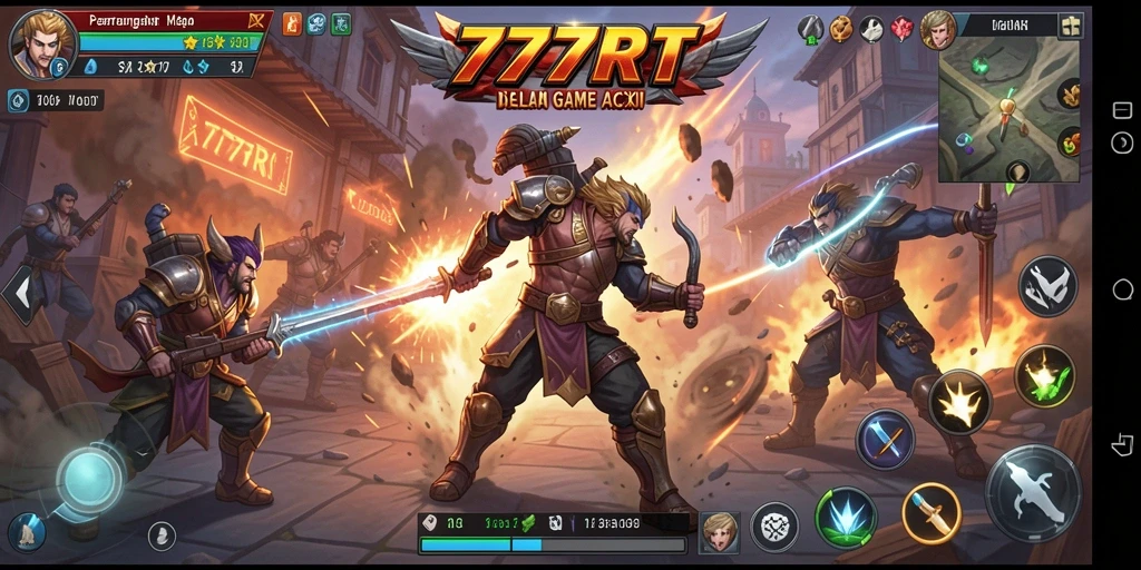 Tampilan gameplay seru dalam 777RT yang penuh aksi.