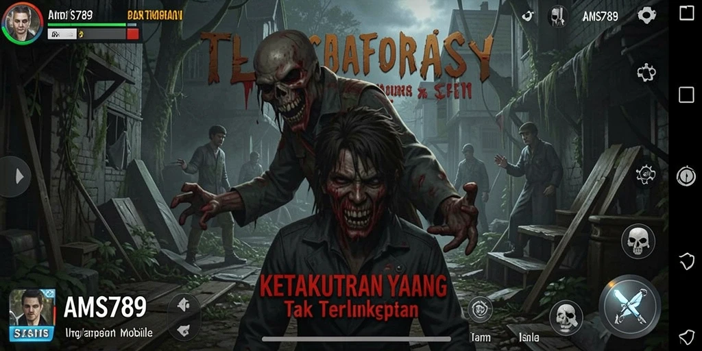 Gameplay menyeramkan di dunia penuh hantu dan misteri.