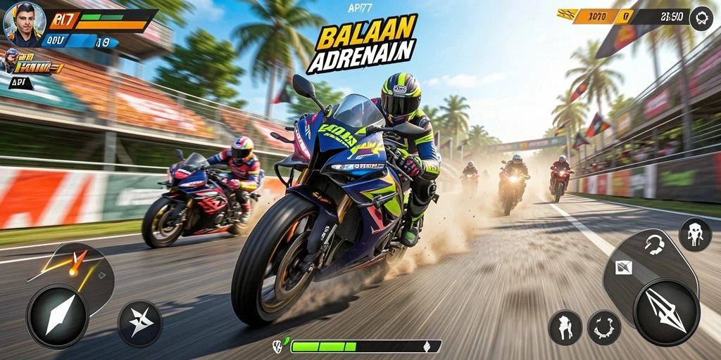 Tampilan gameplay seru dan menegangkan di API77.