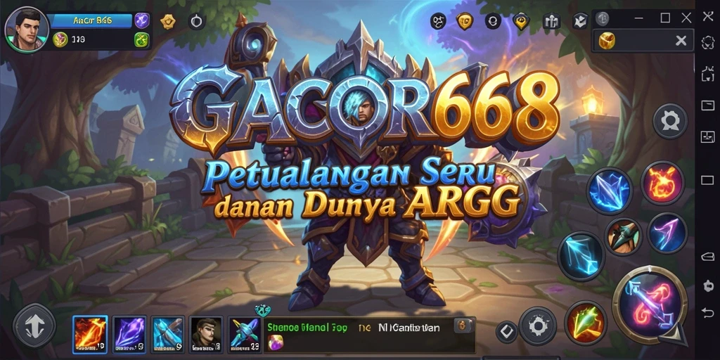 Screenshot GACOR668 menampilkan aksi pertarungan mendebarkan dalam dunia ARPG.