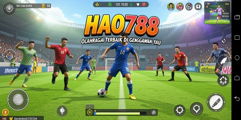 Screenshot HAO788 menampilkan aksi seru dalam permainan olahraga.