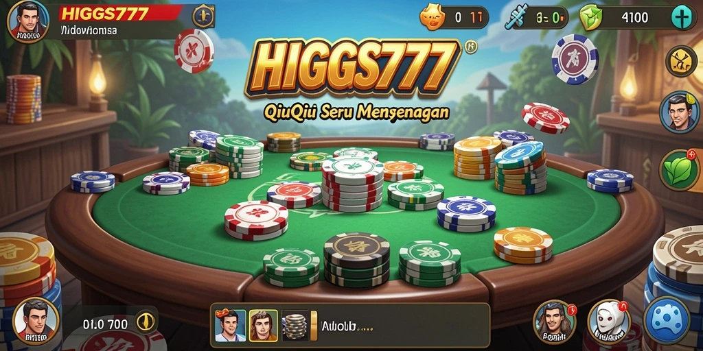 Screenshot gameplay QiuQiu di HIGGS777 yang seru dan menantang.