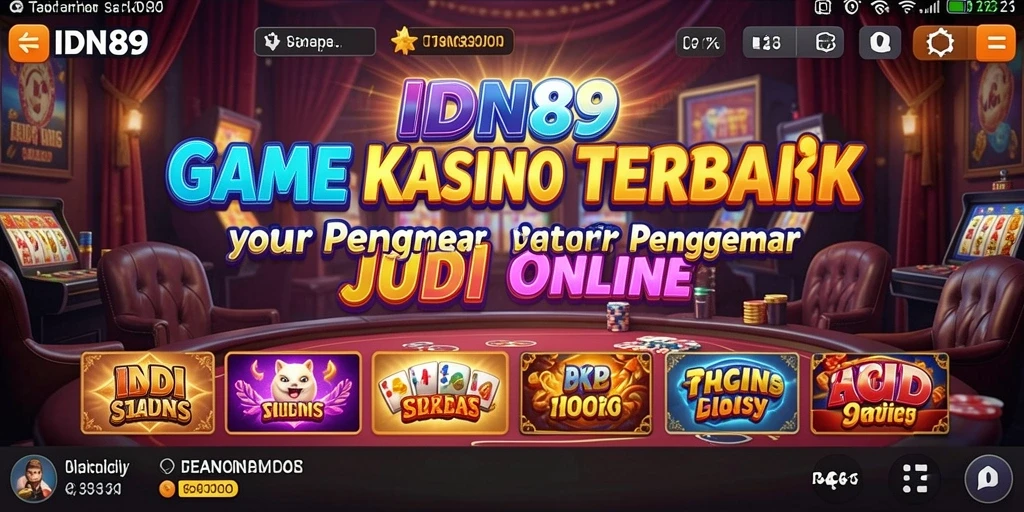 Tampilan menarik dari gameplay Kasino IDN89 yang mengasyikkan.