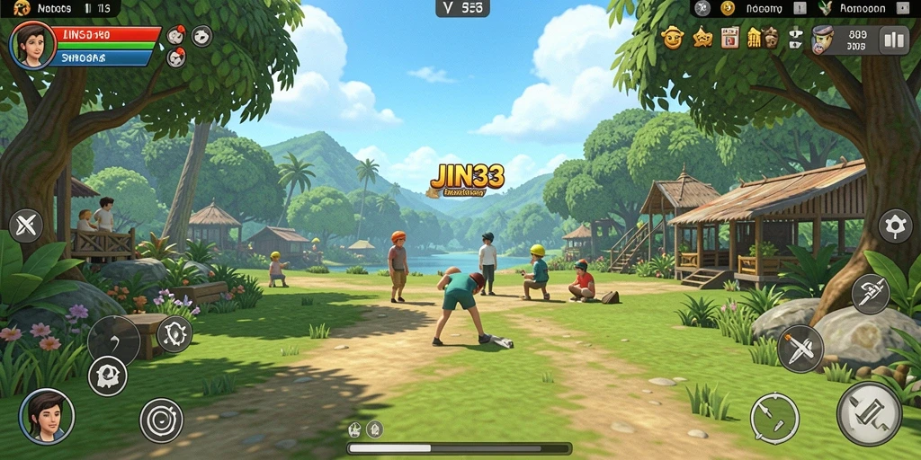 Screenshot menampilkan gameplay santai JIN33 yang mengasyikkan.