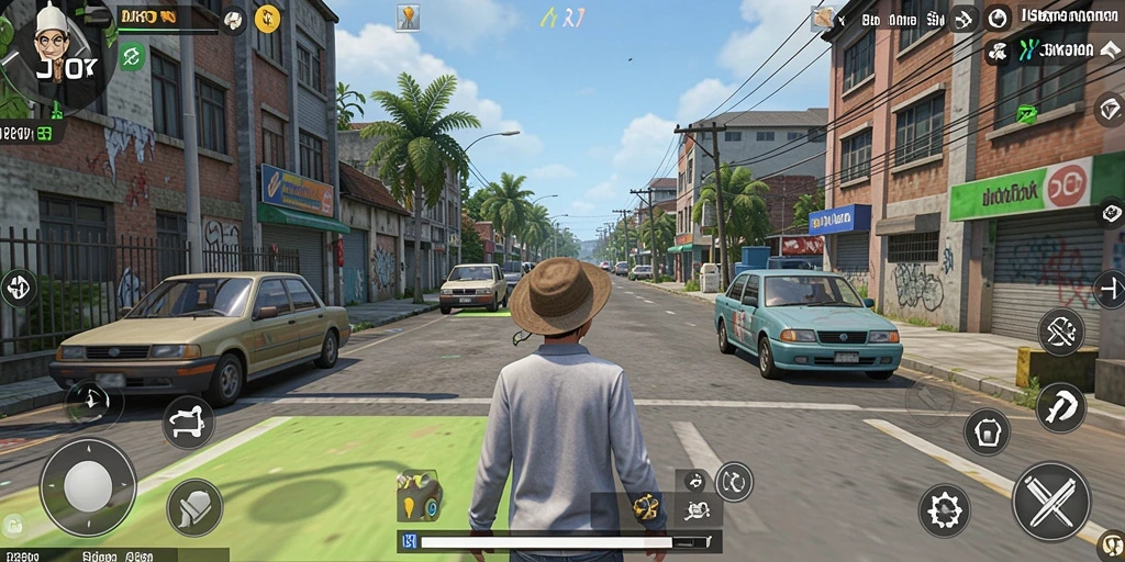 Tampilan gameplay JKTOK yang mendetail dan interaktif.