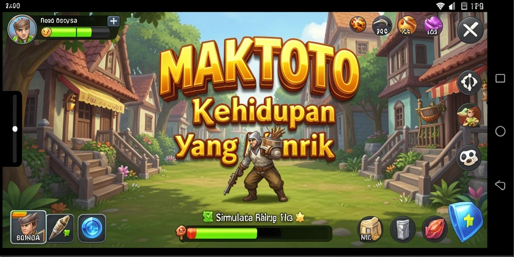 Tampilan screenshot utama MAKTOTO menampilkan gameplay yang seru.