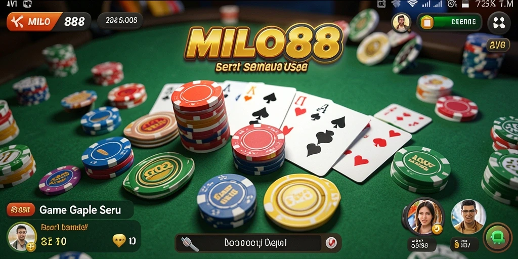 Tampilan gameplay seru dan interaktif dari MILO88.