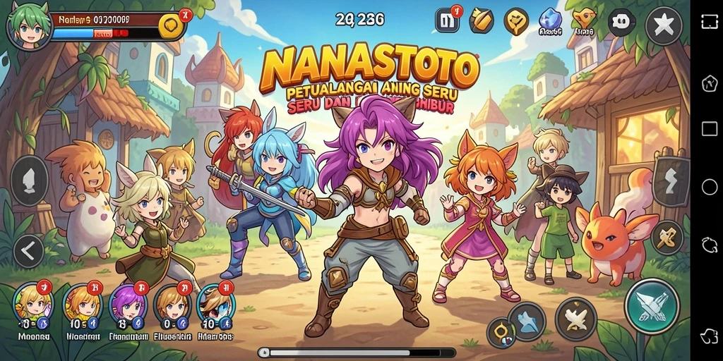 Tampilan menarik dari gameplay <strong>NANASTOTO</strong> yang memukau dan seru.