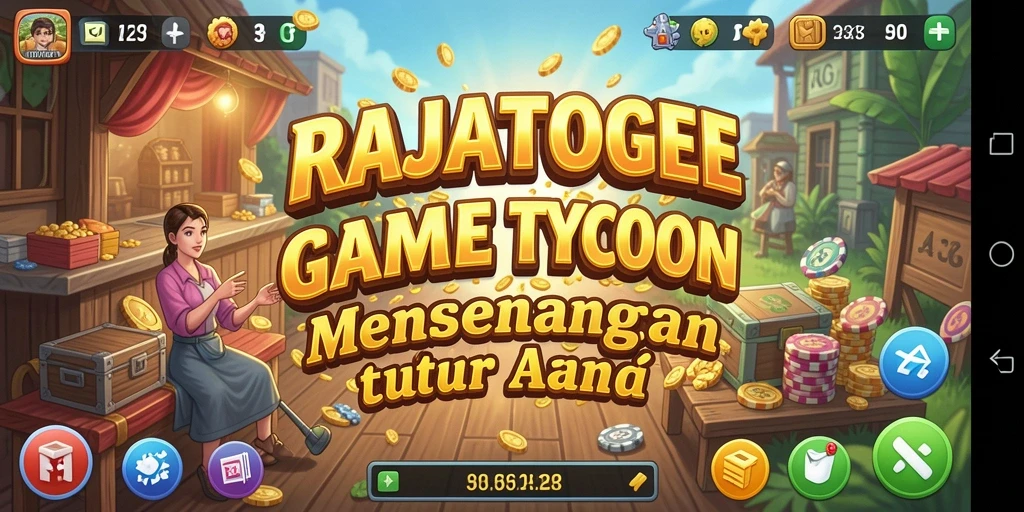 Tangkapan layar utama RAJATOGEL menampilkan gameplay Tycoon yang menyenangkan.