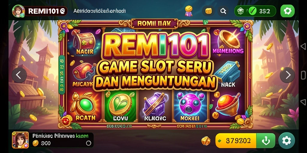Gameplay Slot REMI101 yang seru dan menantang untuk dimainkan.